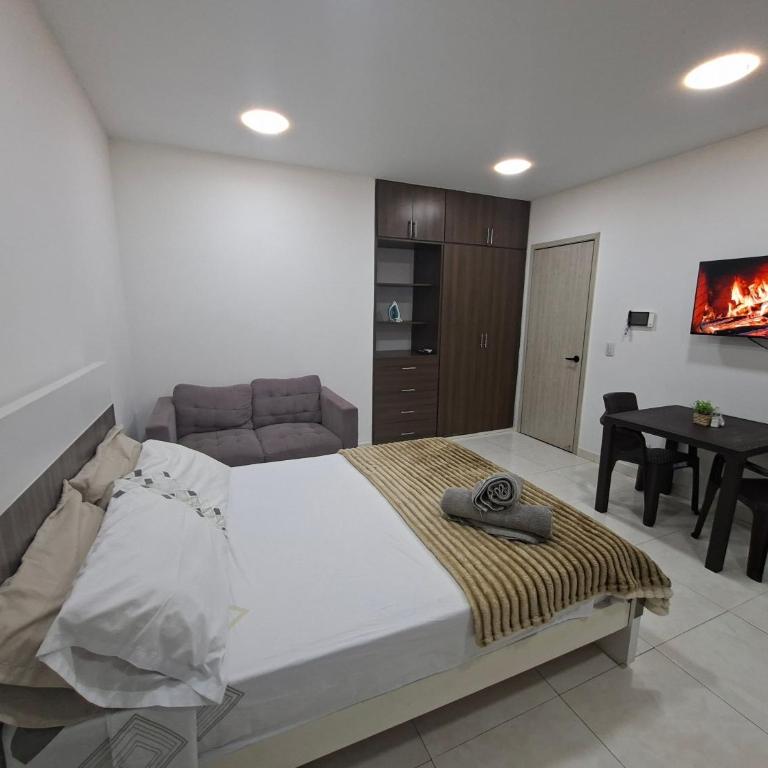 Loft 5 Minutos de Jardín plaza sector universitario Barrio el Ingenio - One-Bedroom Apartment - 10