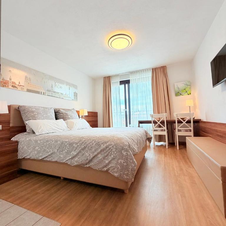 Hotel Apartment City Center at Munich Central Station - Studio mit Balkon - 6