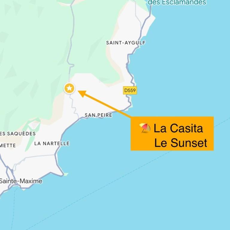 Le Sunset 4 person apartment sea view and pool - Appartement 1 Chambre - 11