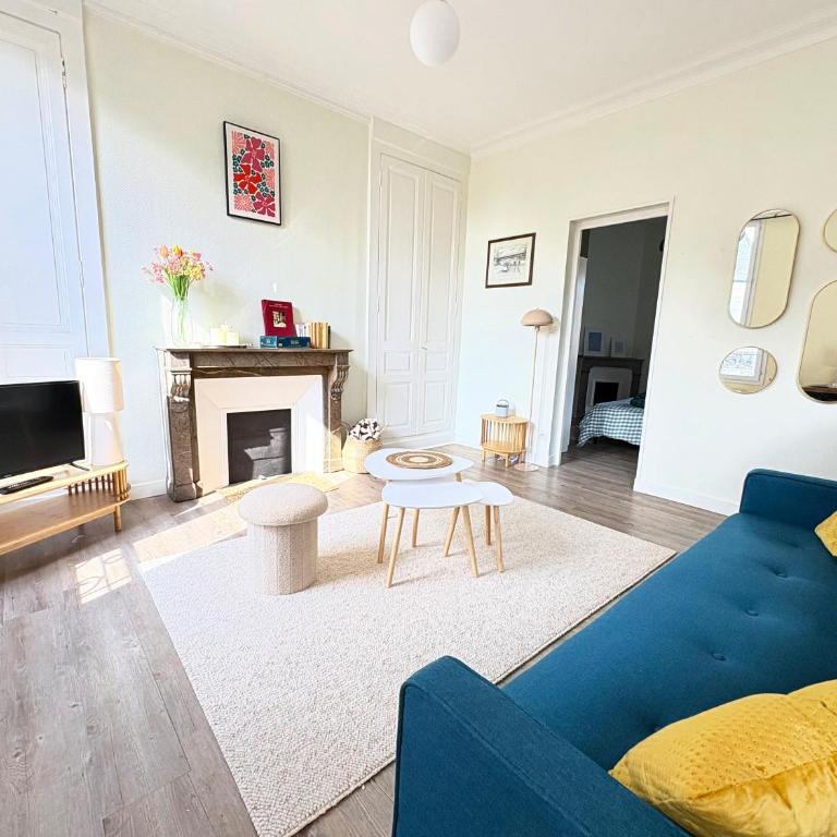 Grand et beau T2 Lumineux style Parisien - Proche gare et Centre - Quartier et résidence calme - Appartement 1 Chambre - 4