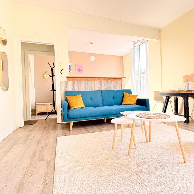 Grand et beau T2 Lumineux style Parisien - Proche gare et Centre - Quartier et résidence calme - Appartement 1 Chambre - 2