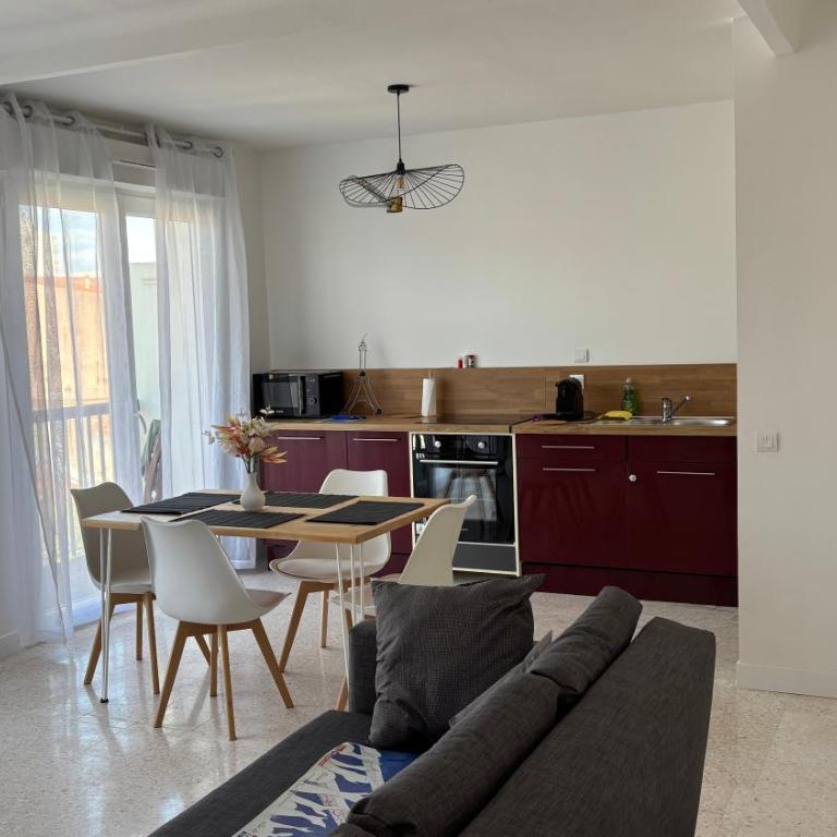 Grands T2 Lumineux proches gare et centre ville - Apartamento de 1 dormitorio con balcón - 7