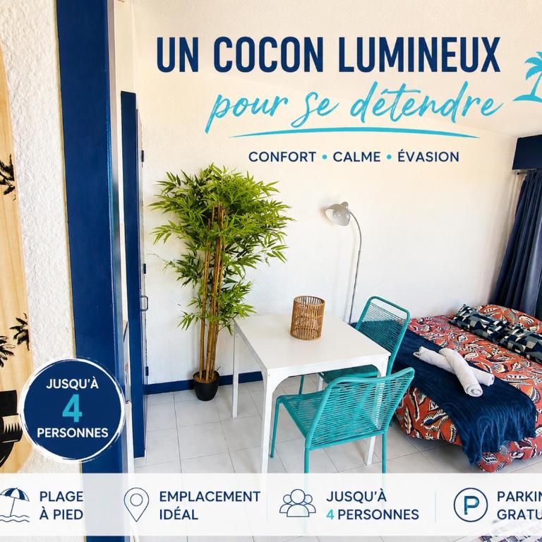Une des plus belles vues de Biscarrosse Plage Terrasse panoramique de 63 m2 face ocean vue mer exceptionnelle plage a pied emplacement unique parking gratuit - Appartement 2 Chambres - 6