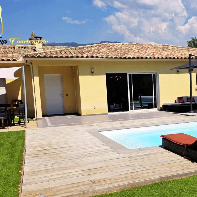 Villa 6 pers Piscine Chauffée Campagne Porto Vecchio - Maison 3 Chambres - 9