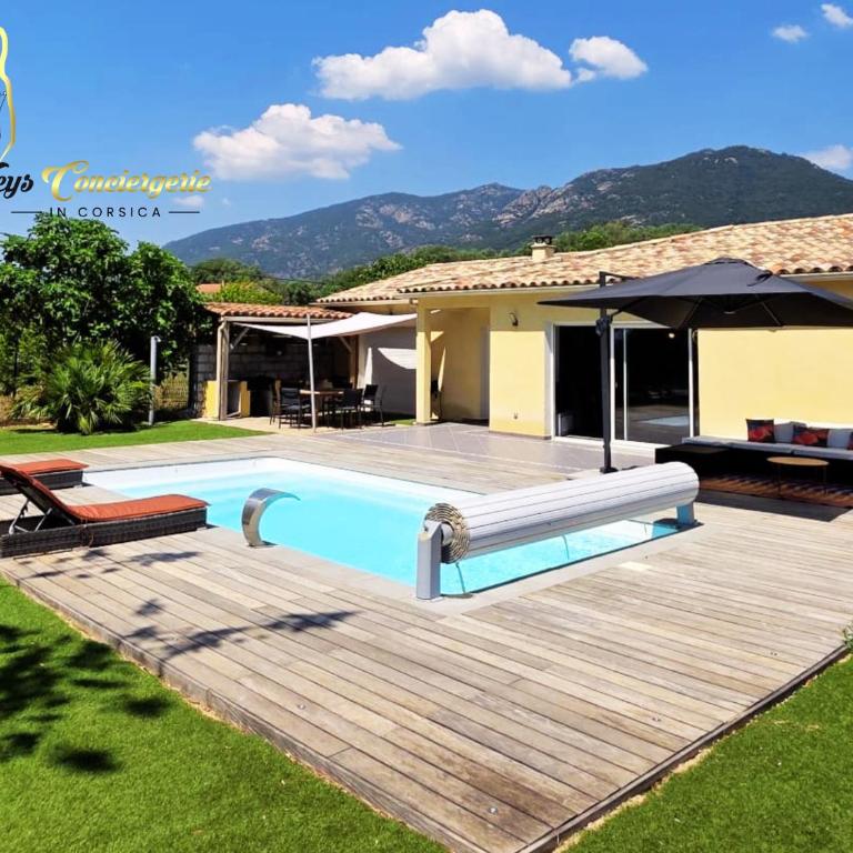 Villa 6 pers Piscine Chauffée Campagne Porto Vecchio - Maison 3 Chambres - 13