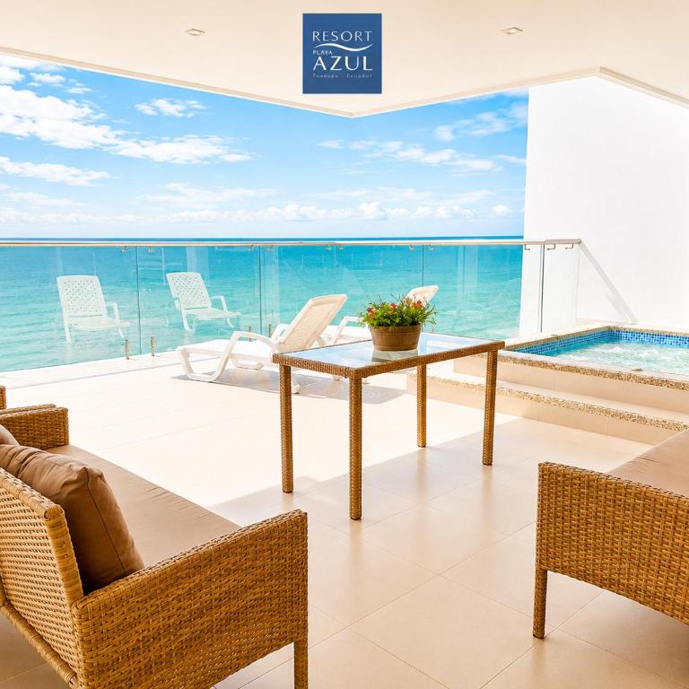Resort Playa Azul Departamentos Frente al Mar - Apartamento con vistas al mar - 12