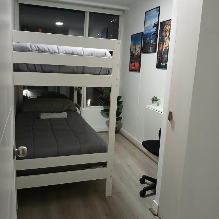 Moderno Depto 2D2B con parking a pasos del Metro - Two-Bedroom Deluxe Apartment with Balcony - 32