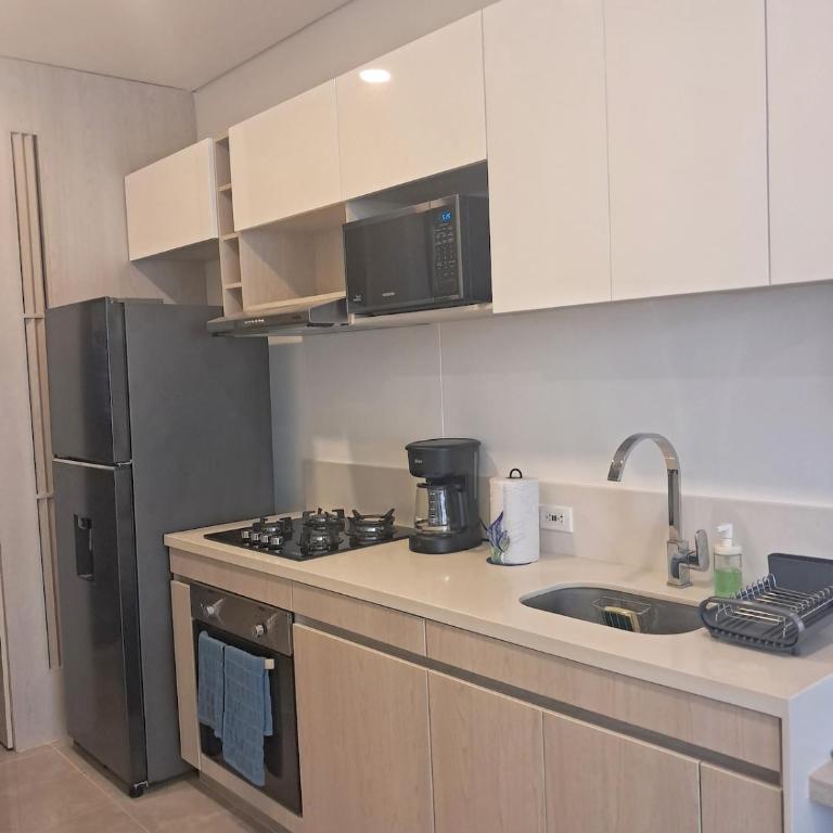ApartSuite, vista al mar, Bello Horizonte Blue Flag - One-Bedroom Apartment - 8