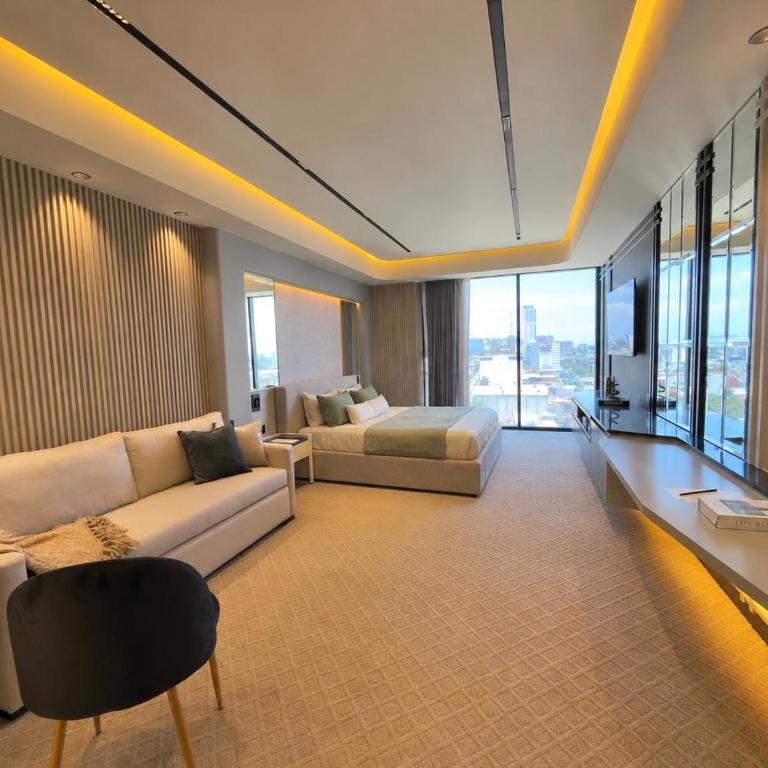 Loft SM Living Juárez UPAEP - Apartamento Deluxe de 1 dormitorio con vistas a la ciudad - 13