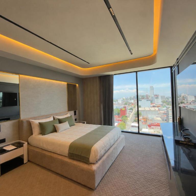 Loft SM Living Juárez UPAEP - Apartamento Deluxe de 1 dormitorio con vistas a la ciudad - 15