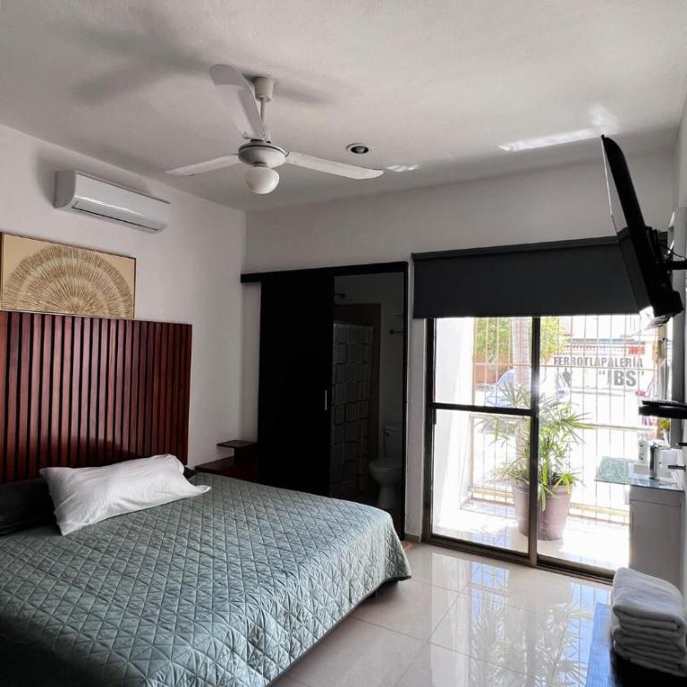 Home 365 Mérida Fresco y cómodo departamento 2 recámaras climatizado - Two-Bedroom Apartment - 15