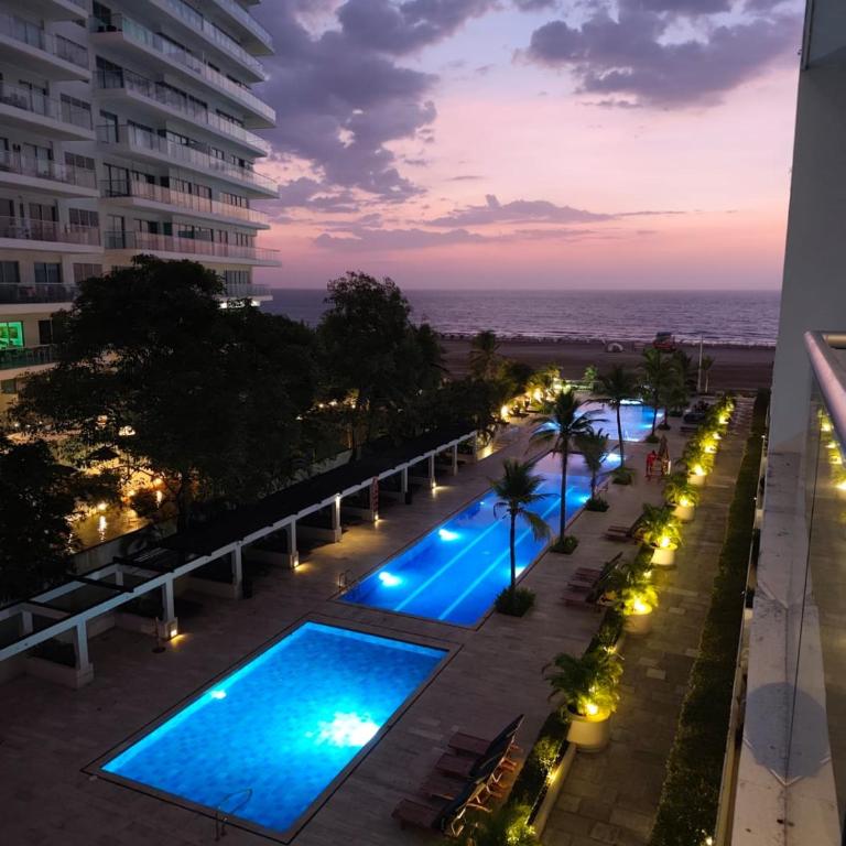 Beautiful beachfront apartment in Cartagena - One-Bedroom Apartment - 1