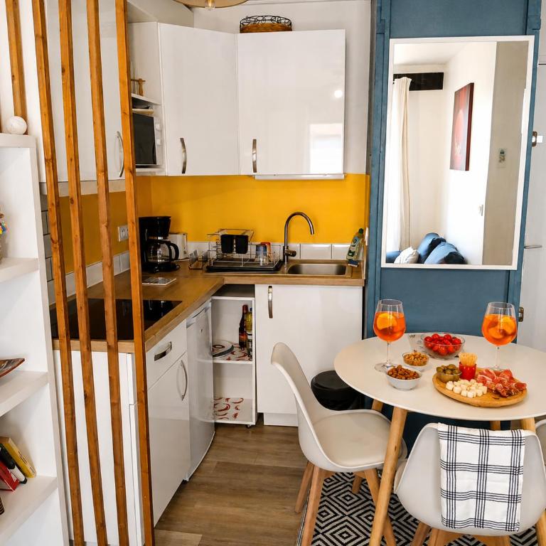 Le Sunny Terrasse - T2 climatisé en centre ville - Apartment mit 1 Schlafzimmer - 1