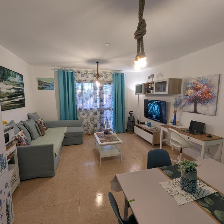 B-rent Perla De Mar - Deluxe-Apartment mit 2 Schlafzimmern und Gartenblick - 5