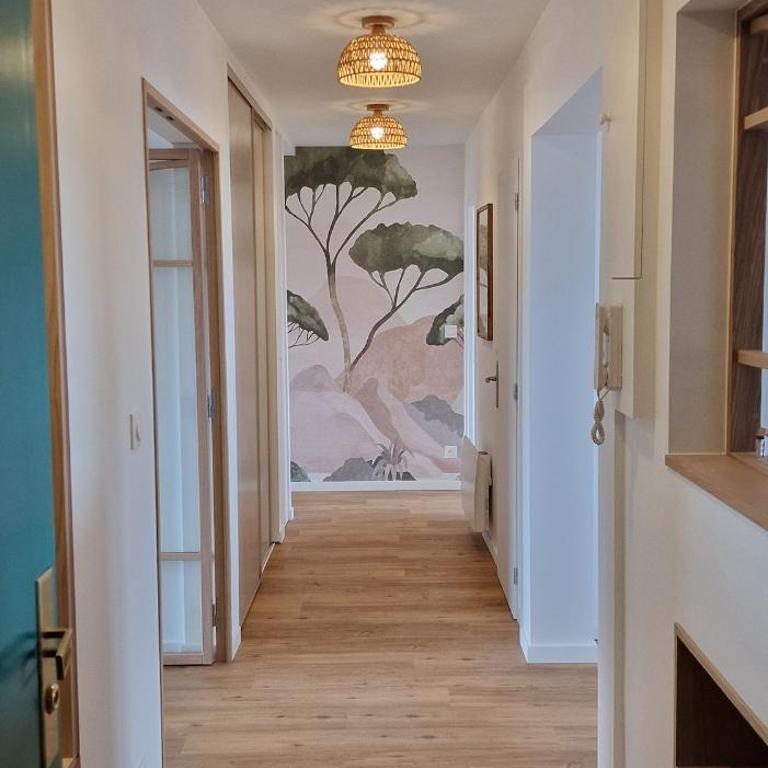 Antarès - Hyper-centre, vue bassin, 108 m2, 3 chambres, clim, parking, plage à 100 m - Appartement 3 Chambres – Vue sur Océan - 17
