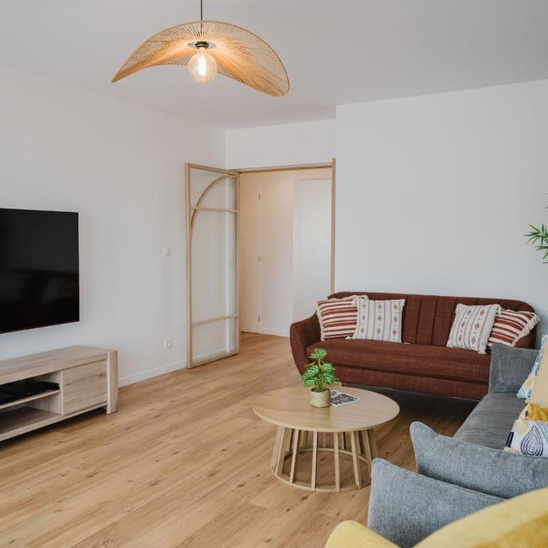 Antarès - Hyper-centre, vue bassin, 108 m2, 3 chambres, clim, parking, plage à 100 m - Appartement 3 Chambres – Vue sur Océan - 10
