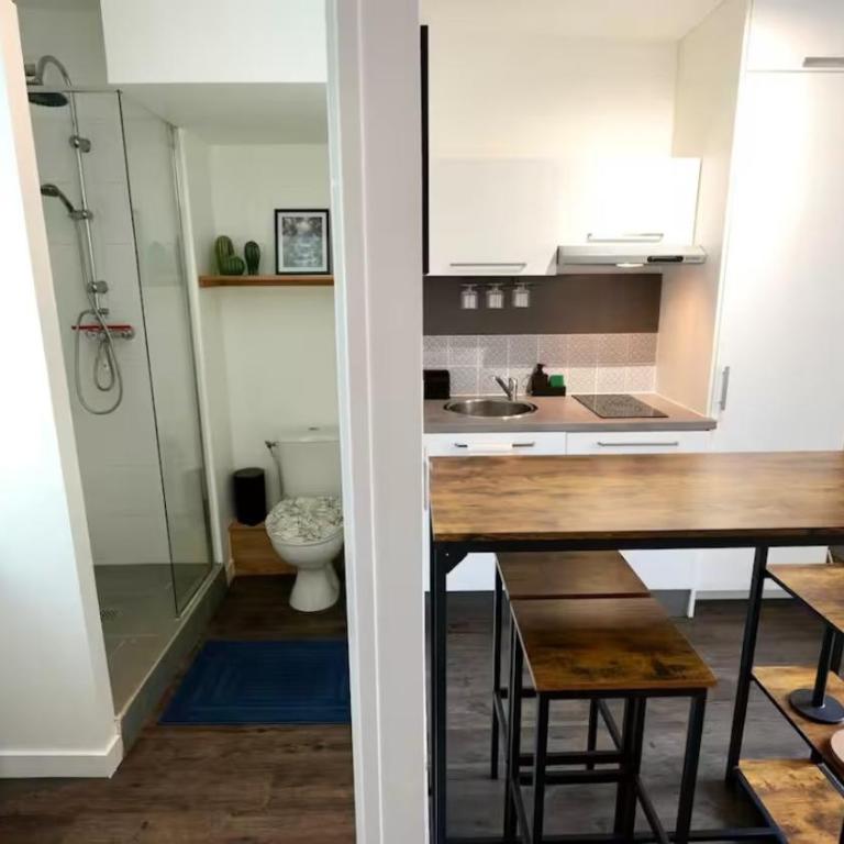 Atelier Cosy Félix à 10 minutes de la Gare - Apartment mit 1 Schlafzimmer - 9