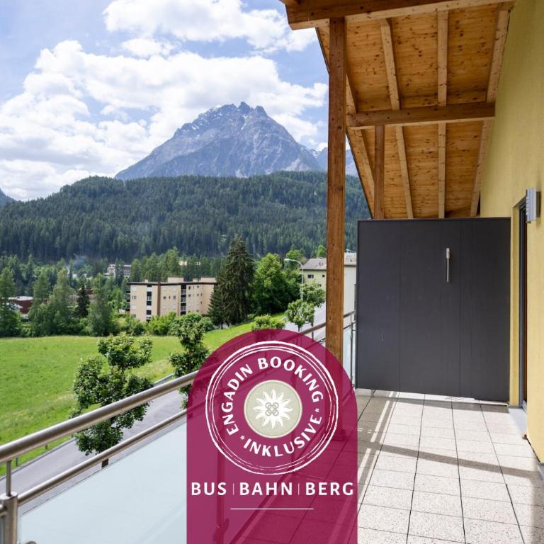 Cour Engiadinais - Apartment mit Aussicht und Balkon - 1
