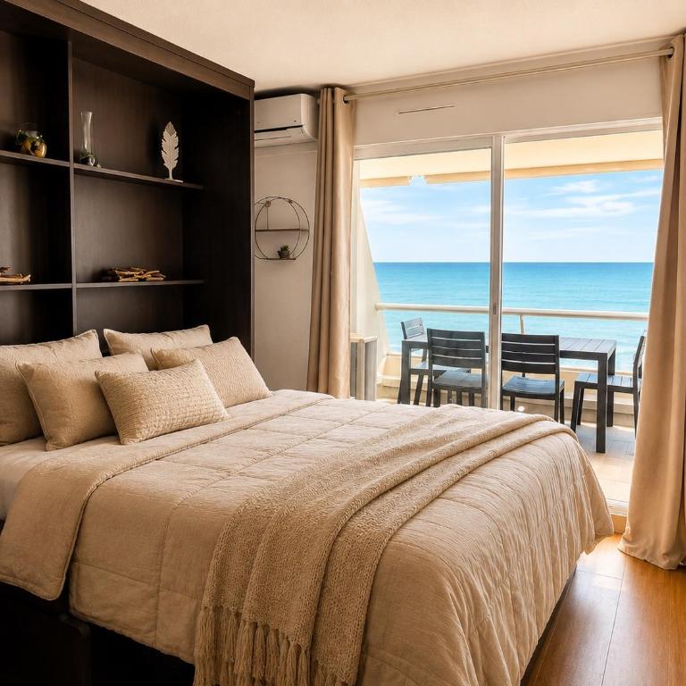 Évasion face à la mer Sète Corniche Balcon panoramique & appartement cosy - Studio - 6