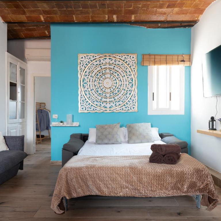 Atico con terraza 5 minutos a pie Fira Bcn, 4' metro Plza España, 15' Bcn centro - Apartamento de 1 dormitorio - 18
