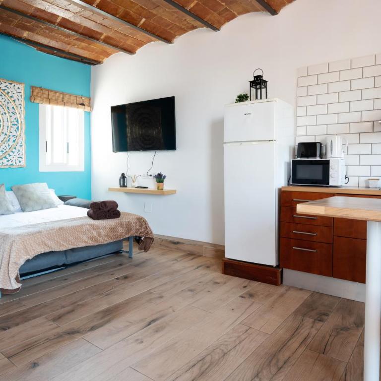 Atico con terraza 5 minutos a pie Fira Bcn, 4' metro Plza España, 15' Bcn centro - Apartamento de 1 dormitorio - 22