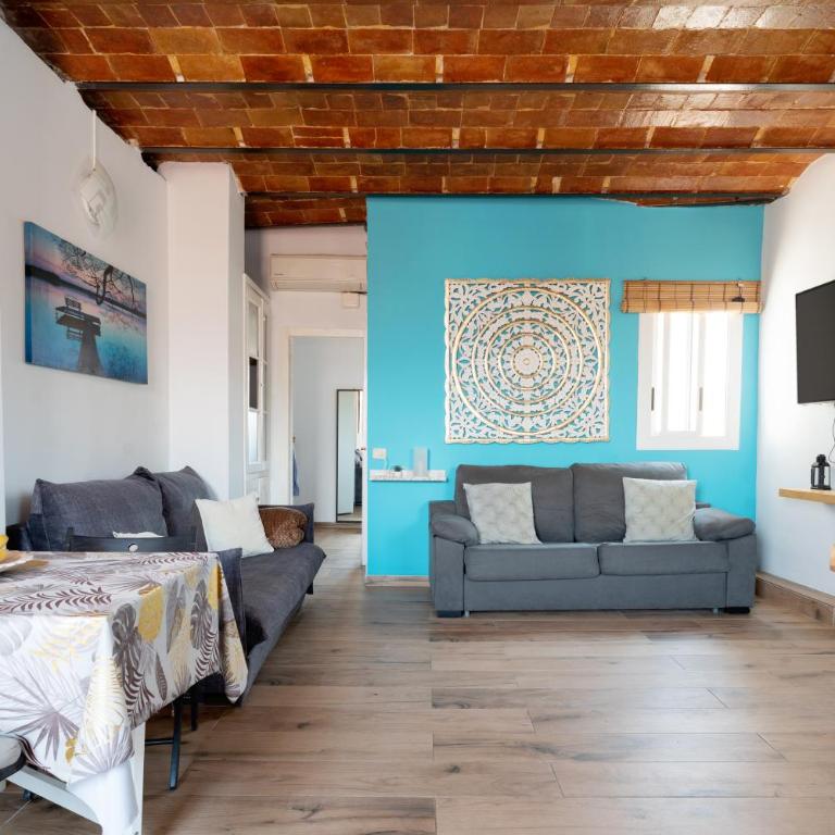 Atico con terraza 5 minutos a pie Fira Bcn, 4' metro Plza España, 15' Bcn centro - Apartamento de 1 dormitorio - 3