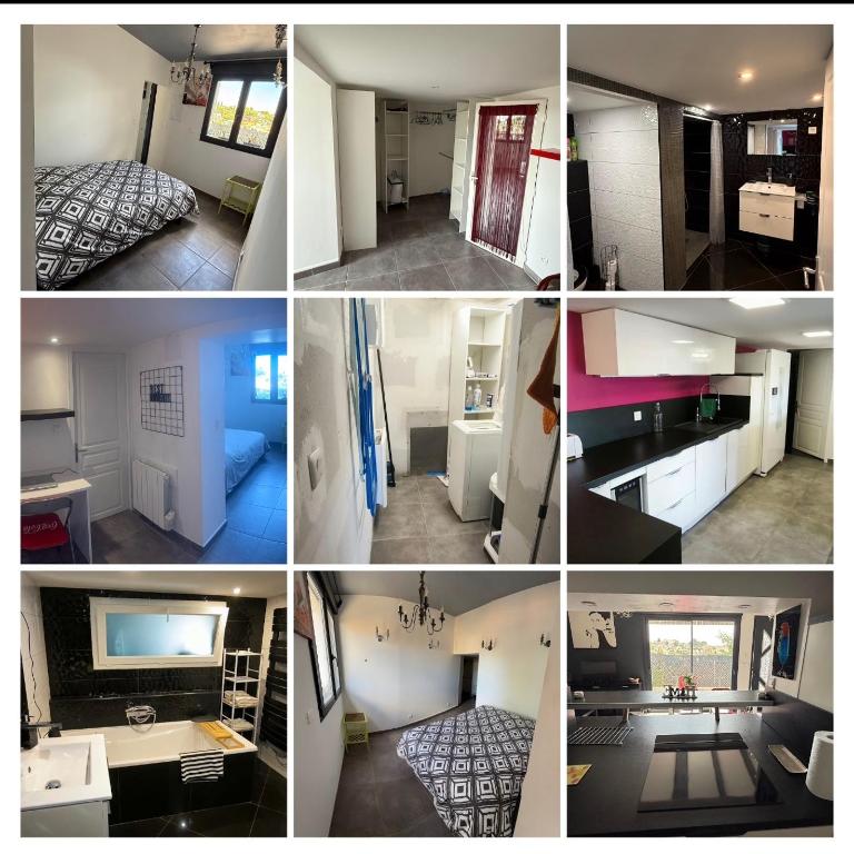 Maisonnette Type T2 bis 4 à 5 personnes Marseille 15th - Appartement 1 Chambre avec Terrasse - 3