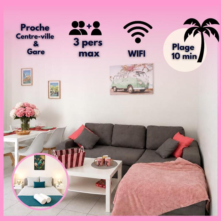 L'échappée calme by GC- F2 plain-pied et wifi - Apartment mit 1 Schlafzimmer - 1