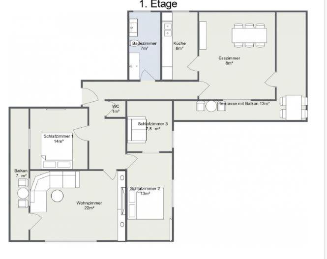 Schuhhaus Biberger - Fewo Lukas - Appartement avec Balcon - 17
