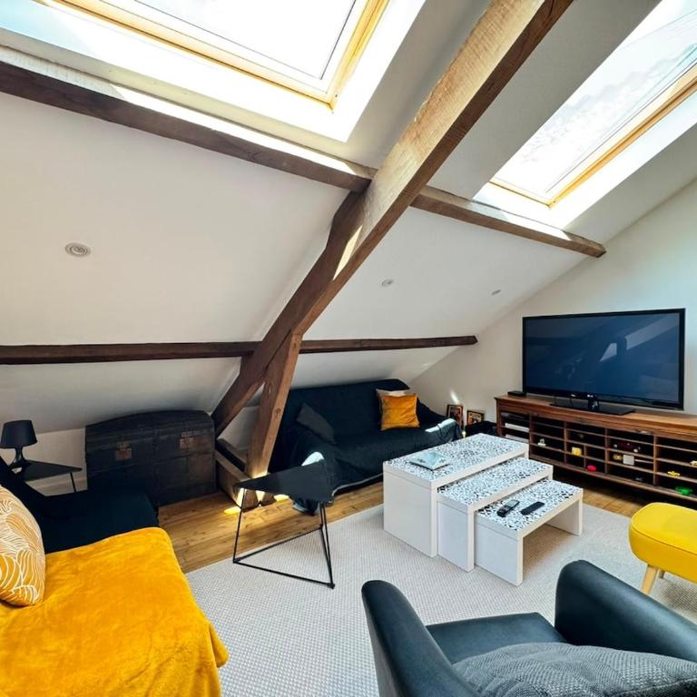 L'Esprit Vintage, climatisation, garage et jardin - Haus mit 4 Schlafzimmern - 58