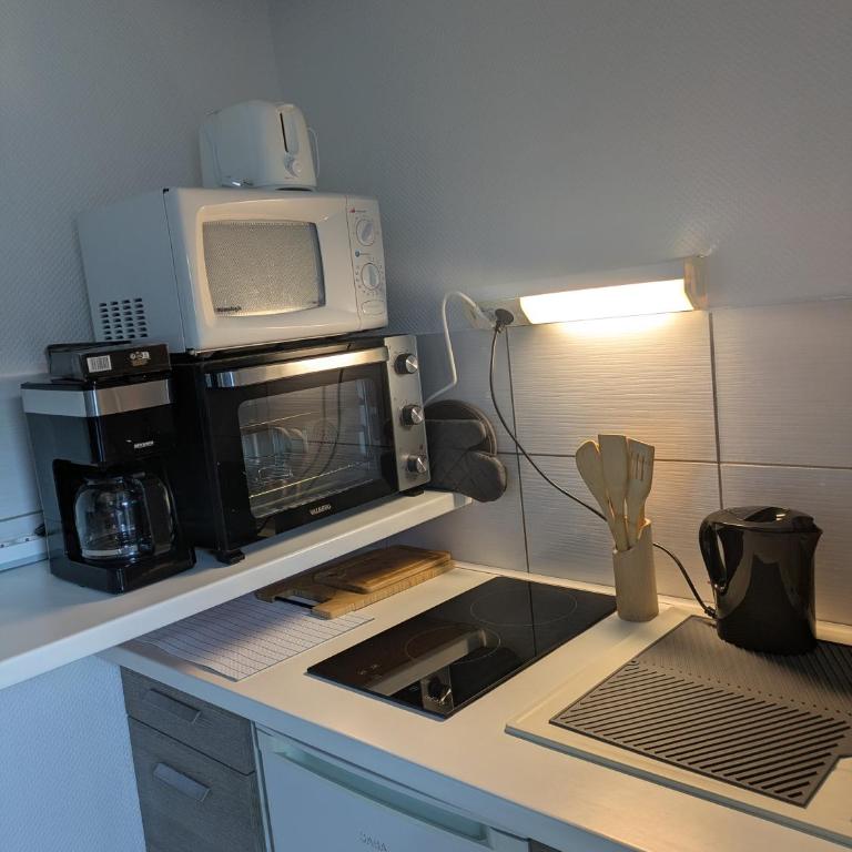 Studio Cozy, Check-in autonome, Centre Rouen - Apartamento de 1 dormitorio - 12