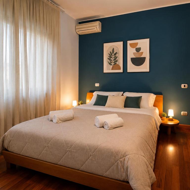 Charm Apartment & Relax Jacuzzi Roma-Gemelli - Appartamento Deluxe con 2 Camere da Letto e Balcone - 12