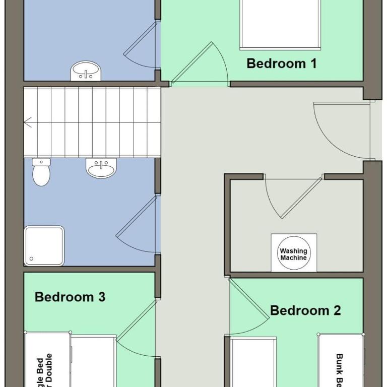 Maison Verte Large Chalet with Hot Tub - Appartement - 20
