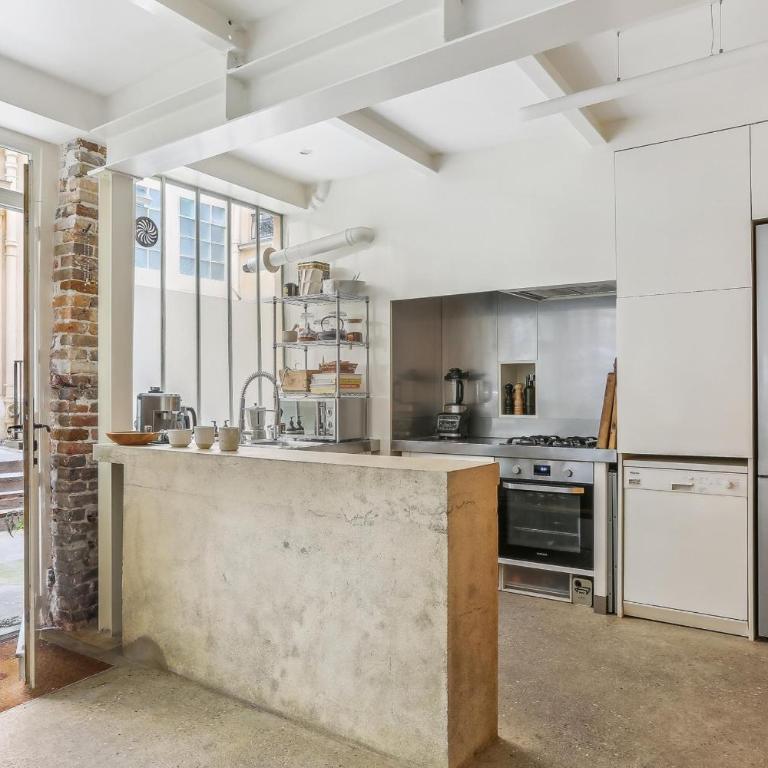 Loft Design Center Paris 11th - Appartement avec Douche - 8