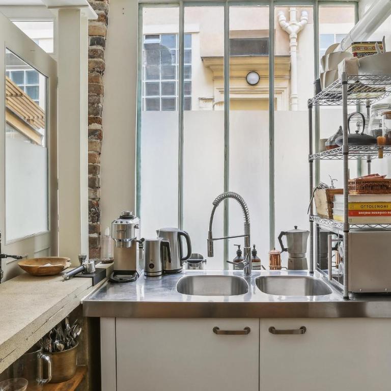 Loft Design Center Paris 11th - Appartement avec Douche - 6