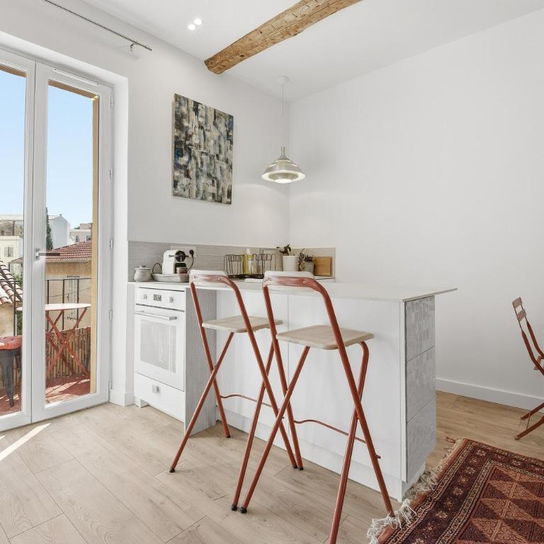 Le Vintage - Avec balcon au cœur du Vieil Antibes - Studio - 8