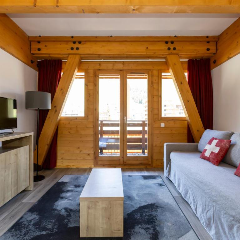 Résidence Odalys Le Pelvoux - Apartment mit 2 Schlafzimmern - 24