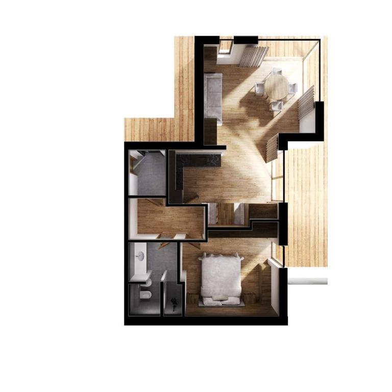 Chalet La Varieté - Chalet mit 1 Schlafzimmer - 15