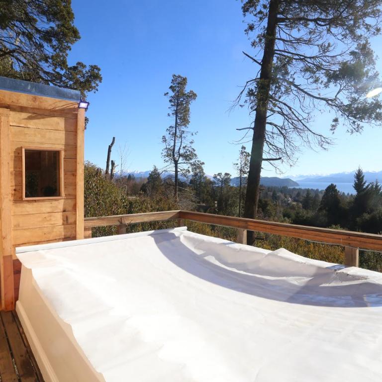 Refugio de bosque con Jacuzzi en terraza y Vista panorámica al lago - Casa de 2 dormitorios - 61