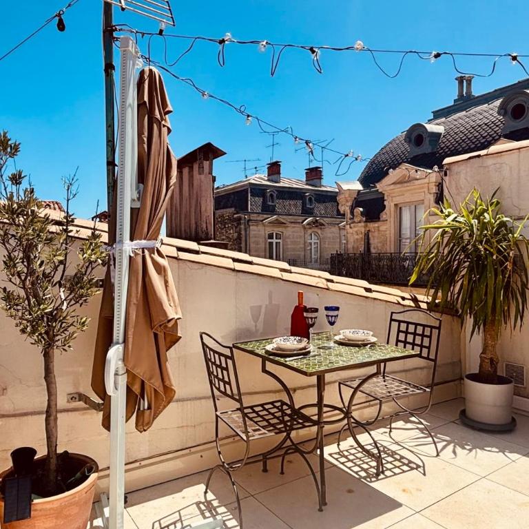 Rooftop avec terrasse vue sur Montpellier - Appartement - 8