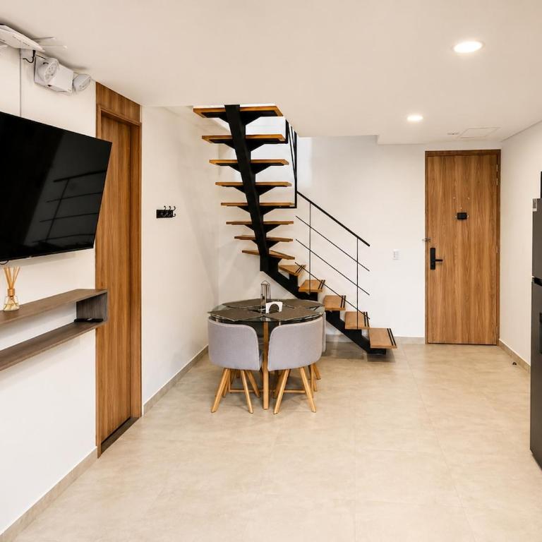 Loft La Matea Premium Jacuzzi Privado - One-Bedroom Apartment with Rooftop Spa Bath - 7