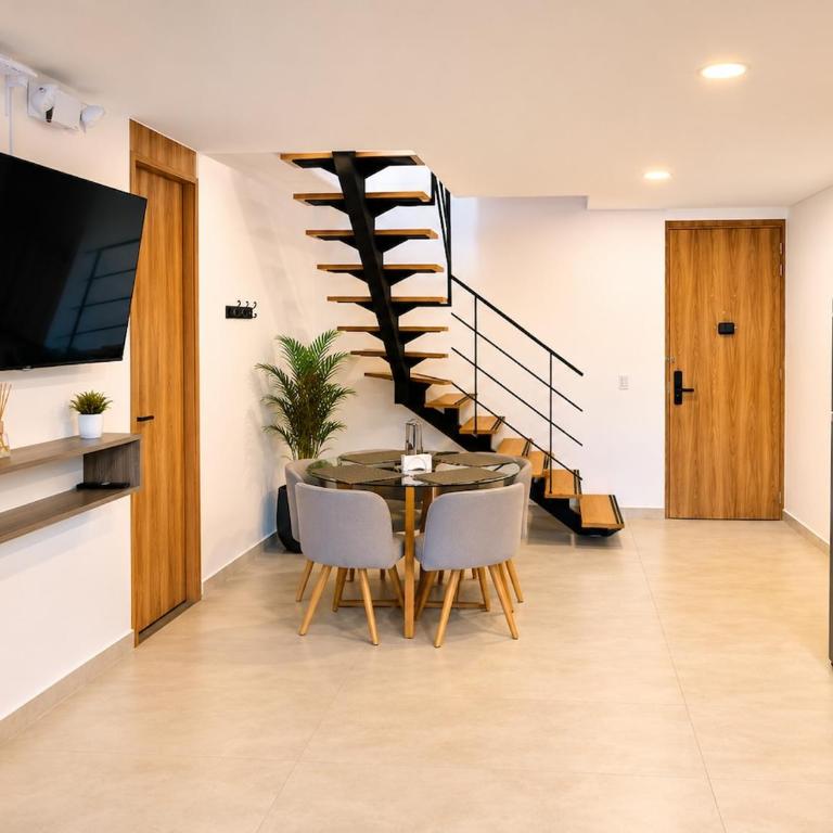Loft La Matea Premium Jacuzzi Privado - One-Bedroom Apartment with Rooftop Spa Bath - 15