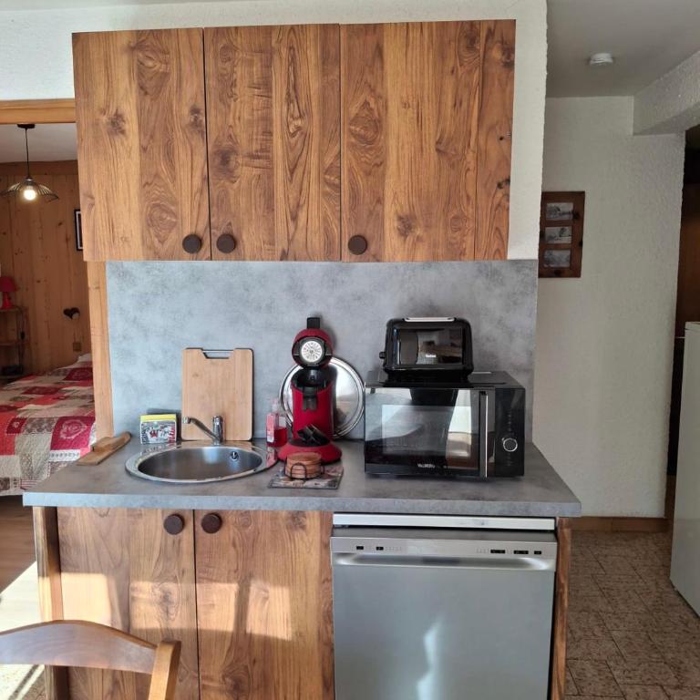 Vue Mont-Blanc et Pistes à pied à Combloux - Appartement - 7