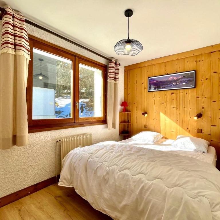 Vue Mont-Blanc et Pistes à pied à Combloux - Appartement - 8