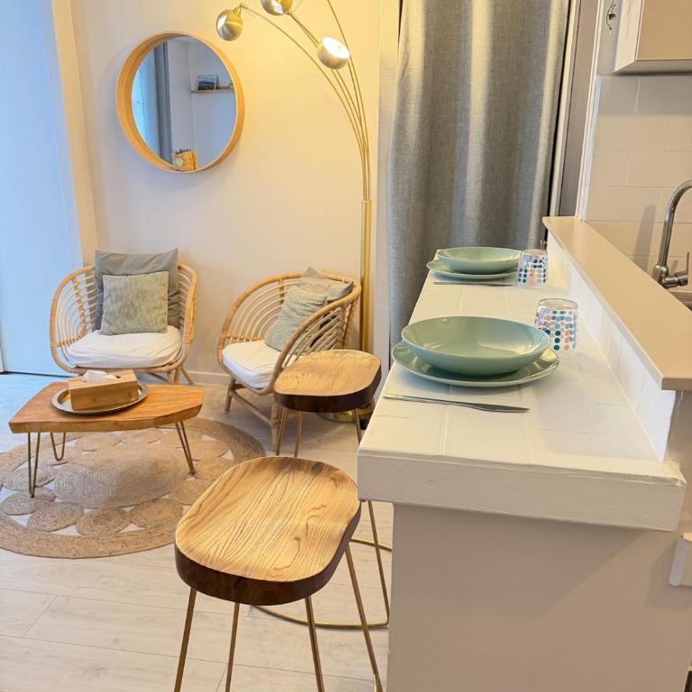 L'Haute du Gouverneur Honfleur Apartment - Appartement 1 Chambre Classique avec Lit King-Size - 9
