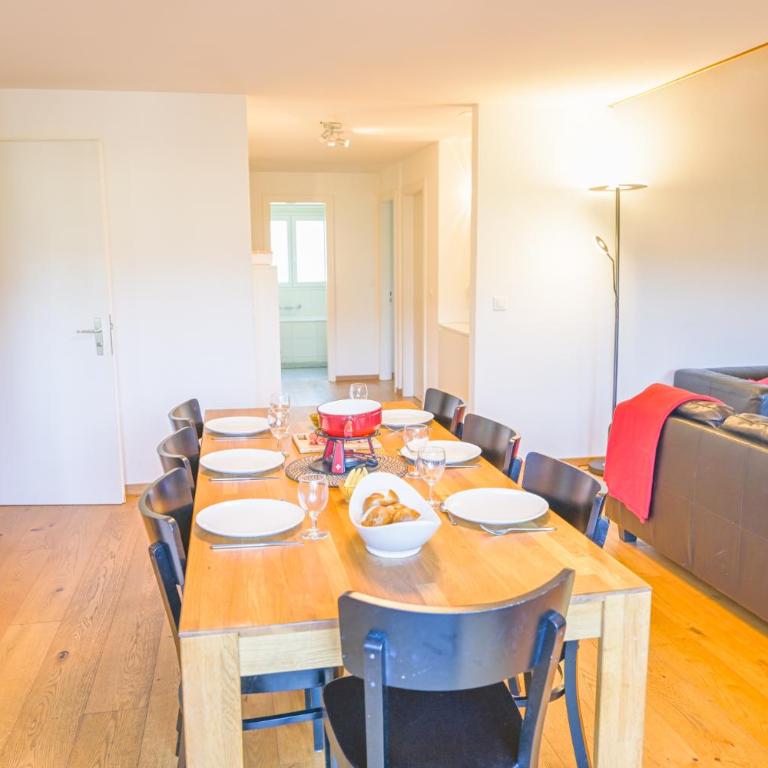 Duplex panoramique au cœur de Château d Œx - Apartment - auf 2 Etagen - 32
