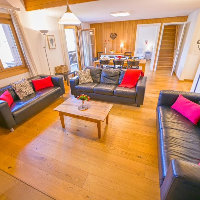 Duplex panoramique au cœur de Château d Œx - Apartment - auf 2 Etagen - 48