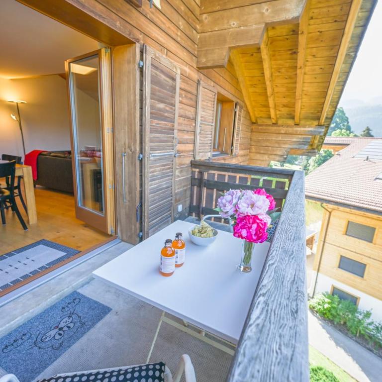 Duplex panoramique au cœur de Château d Œx - Apartment - auf 2 Etagen - 45