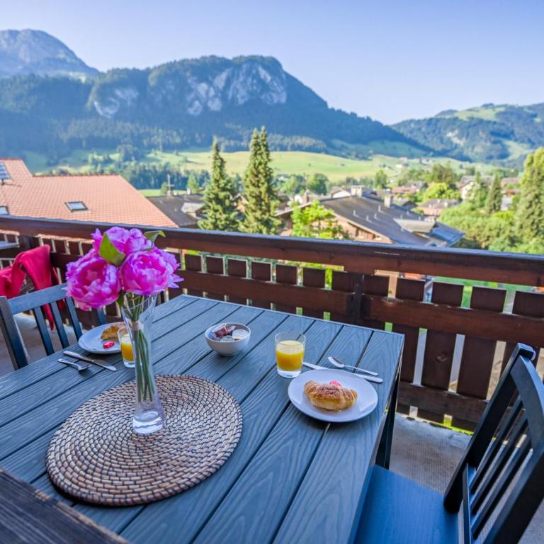 Duplex panoramique au cœur de Château d Œx - Apartment - auf 2 Etagen - 51
