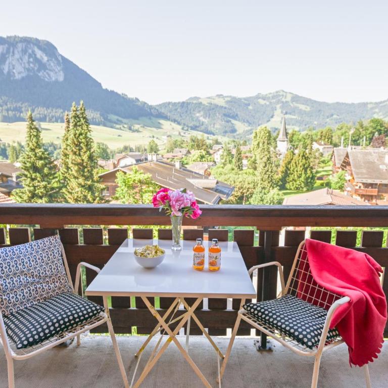 Duplex panoramique au cœur de Château d Œx - Apartment - auf 2 Etagen - 63